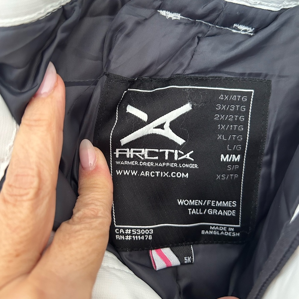 Arctix Snow White and Navy Blue Flare Pants - Picture 6 of 7